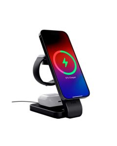 Cargador Magnetico 3 en 1 Trust Para Iphone, Apple Watch y Airpods