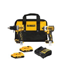 Llave Impacto Dewalt 1/4 + Taladro Percutor 20V 1/2 ​